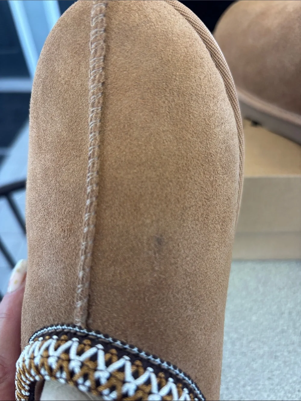 UGG suede upper